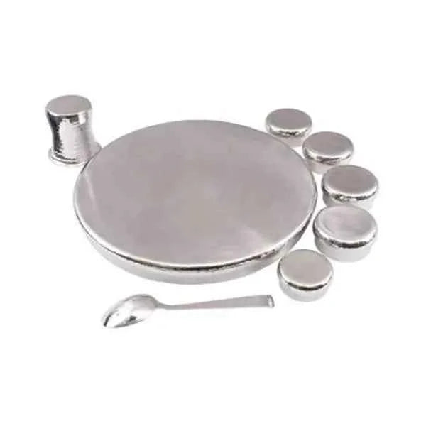 Stainless Steel Regular Thali Set - JAIN ART VILLA