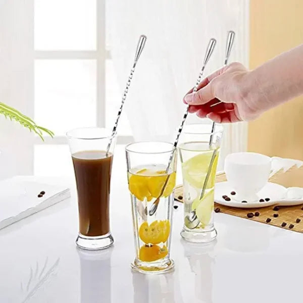 Twisted Design Bar Japanese Style Teardrop End Design Cocktail Mixing