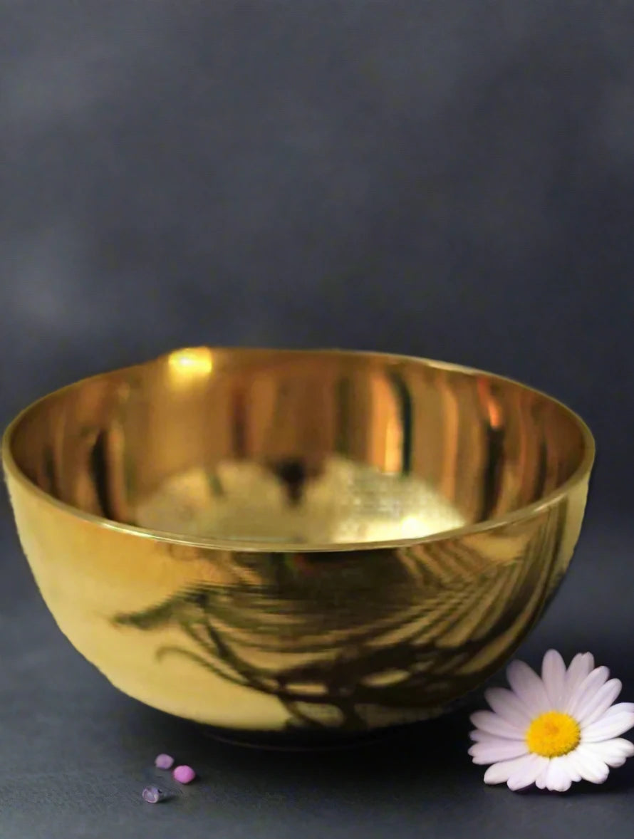 Gold Bronze Hand Crafted Shined Dinner Set