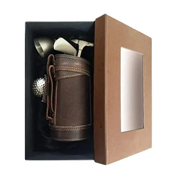 Golf Bar Set with Leatherette Bag