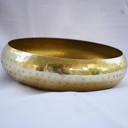 Evergreen Classic Gold Finish Brass - Urli Bowl