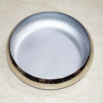 Traditionally Engraved Gold Finish - Brass Urli
