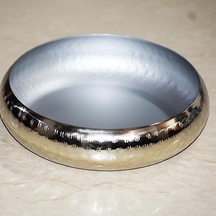Traditionally Engraved Gold Finish - Brass Urli