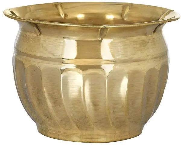 Golden Brass Classic Planter