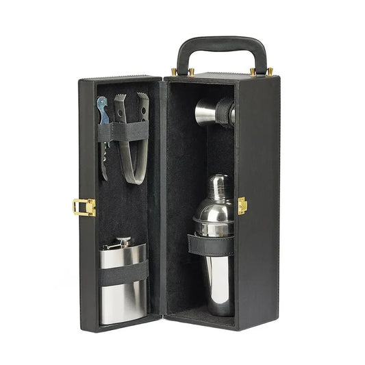 Portable Bar Tool Gift Set - Black