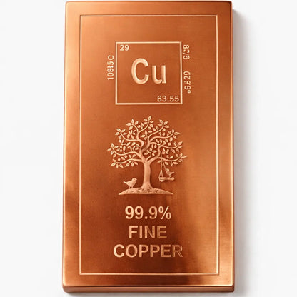 1kg 999 Fine Pure Copper Bar – 99.9% Copper Ingot for Investment, Vastu & Industrial Use