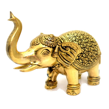 Brass Elephant Standing