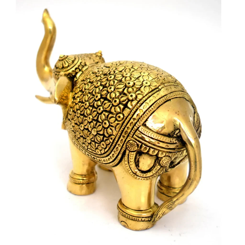 Brass Elephant Standing