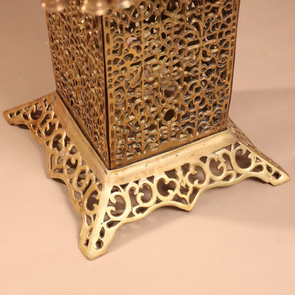 BRASS STOOL WITH FORTY HANGING BELLS