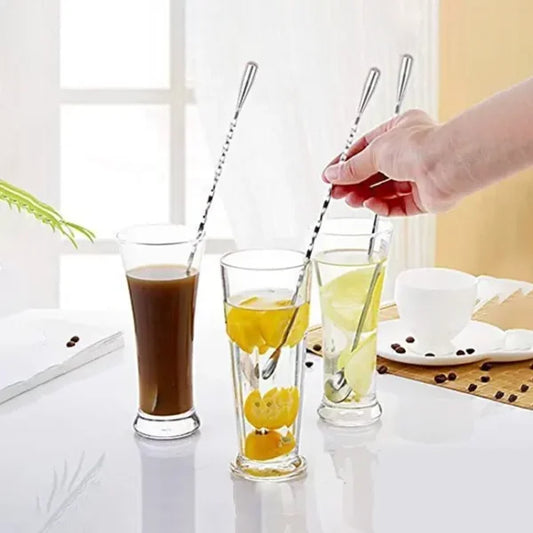 Twisted Design Bar Japanese Style Teardrop End Design Cocktail Mixing
