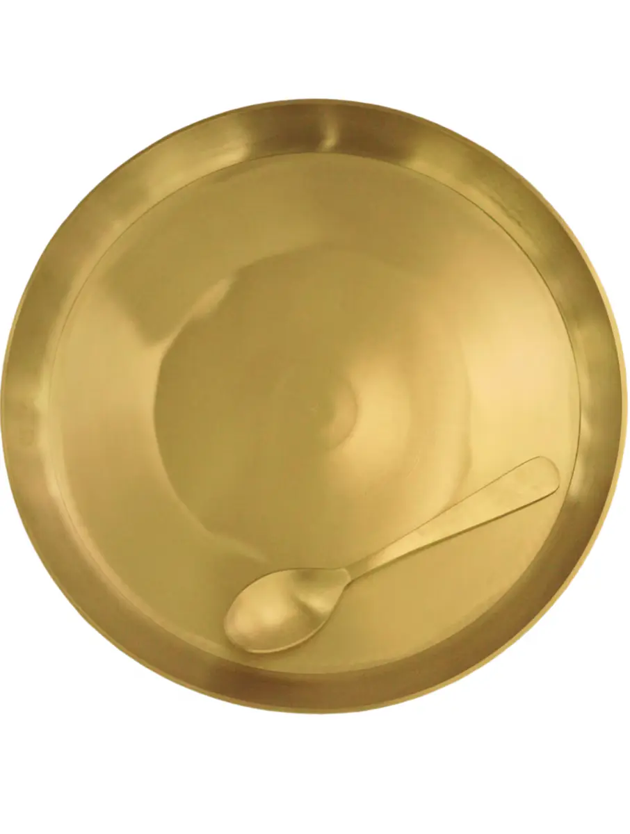 Gold Bronze Hand Crafted Thali Set