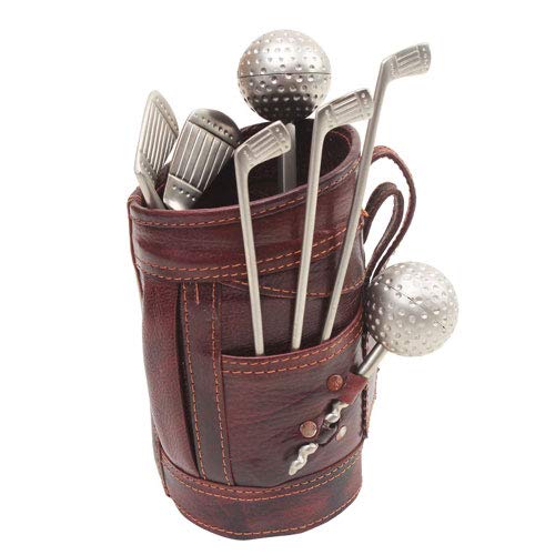 Golf Bar Set with Leatherette Bag