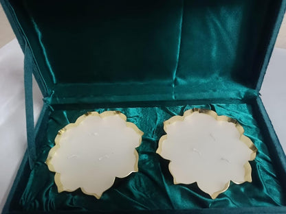 Jain Art VILL Gift Hamper Box with Festive Candle Combo, Handcrafted Home Decor for Diwali, Wedding, Festive Occasions