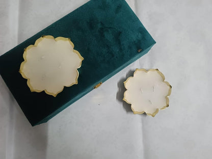 Jain Art VILL Gift Hamper Box with Festive Candle Combo, Handcrafted Home Decor for Diwali, Wedding, Festive Occasions