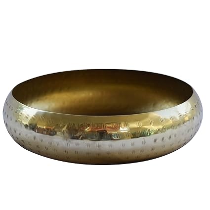 Evergreen Classic Gold Finish Brass - Urli Bowl