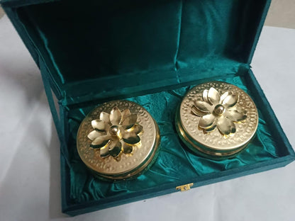 Jain Art VILL Gift Hamper Box with Festive Candle Combo, Handcrafted Home Decor for Diwali, Wedding, Festive Occasions