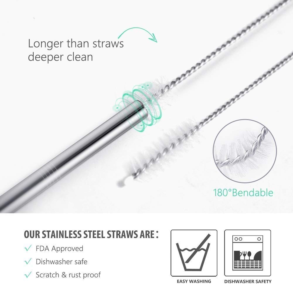 Steel Bended Stainless Steel Straws