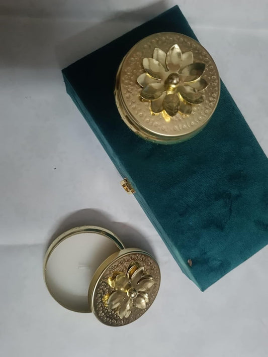 Jain Art VILL Gift Hamper Box with Festive Candle Combo, Handcrafted Home Decor for Diwali, Wedding, Festive Occasions