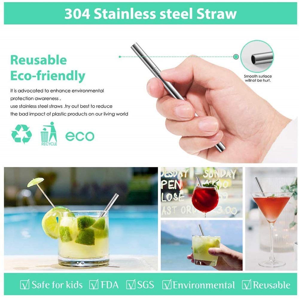 Steel Bended Stainless Steel Straws