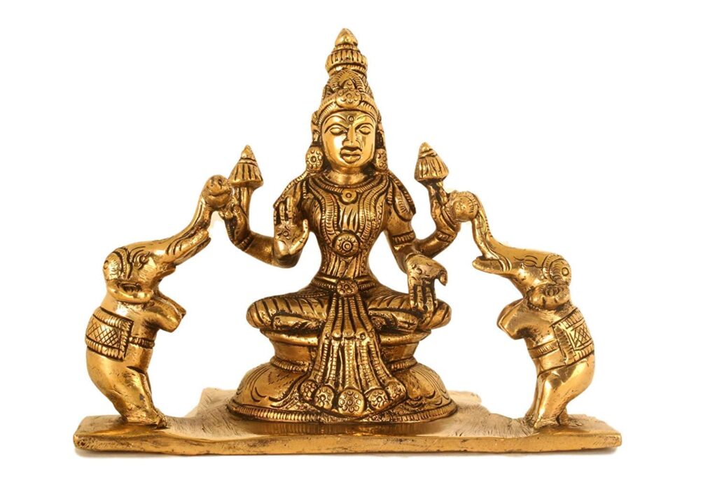 Brass Ashtalakshmi Statues Set | 8-Piece Idols