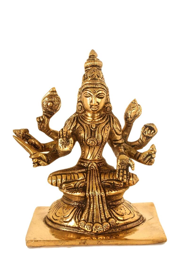 Brass Ashtalakshmi Statues Set | 8-Piece Idols