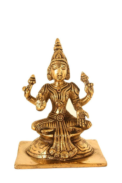 Brass Ashtalakshmi Statues Set | 8-Piece Idols