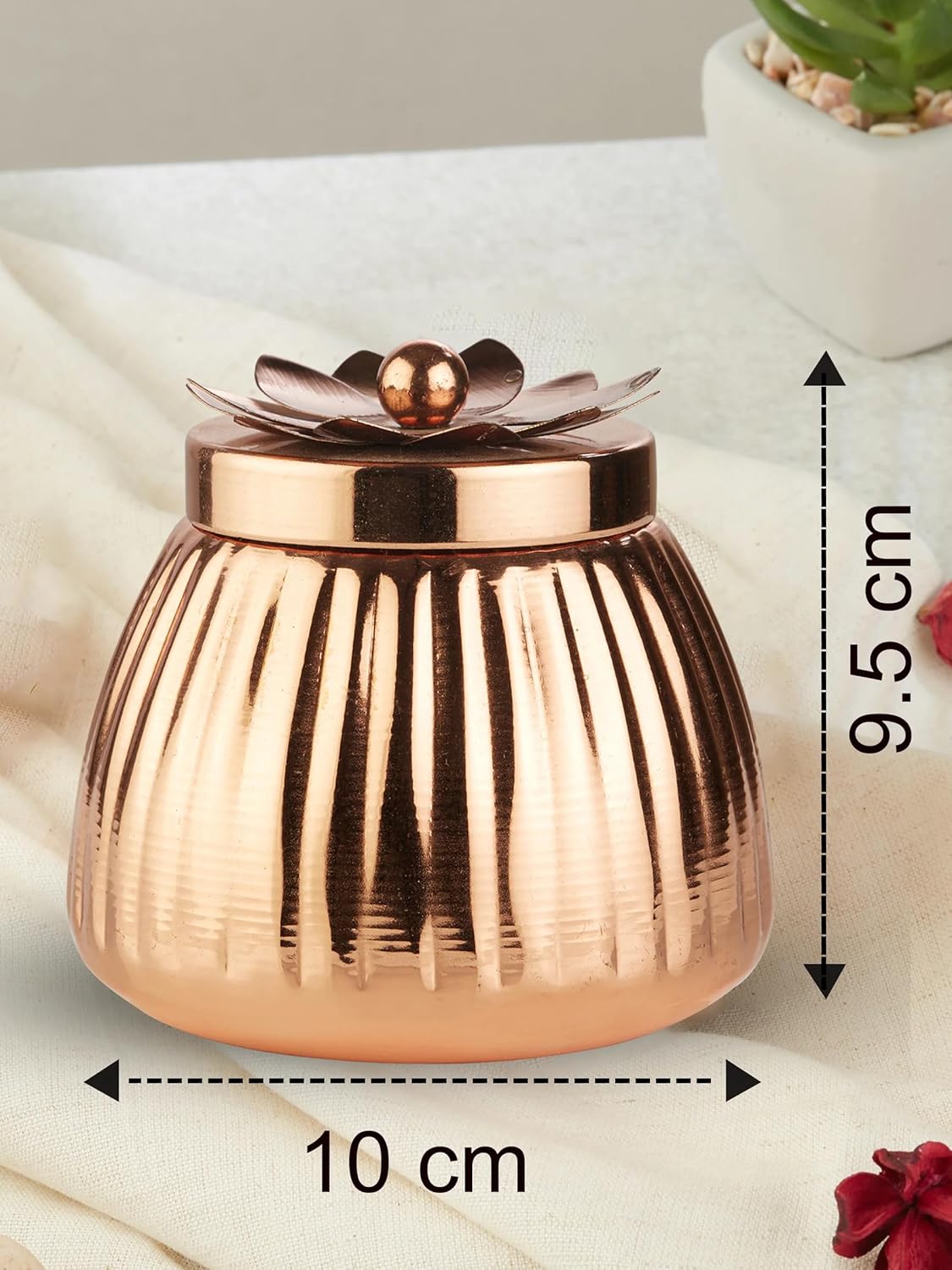 Diwali Metal Candles Jar