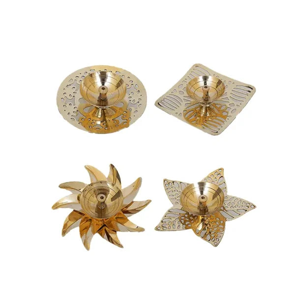 Brass Iron Made Sunflower Diyas