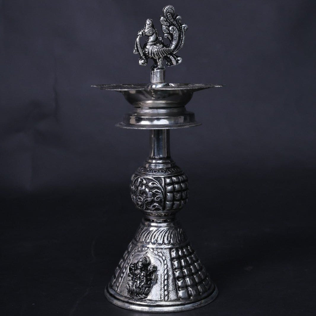 Handcrafted & Traditionally Designed Silver Diya