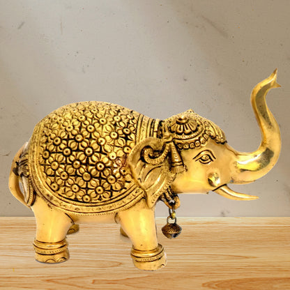 Brass Elephant Standing