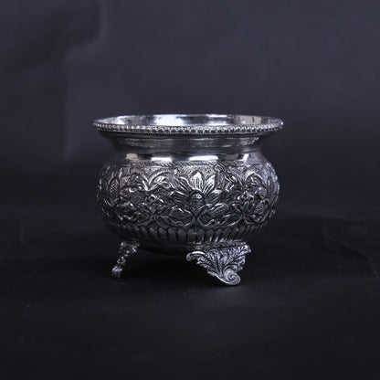 Traditional Engraved Silver Urli