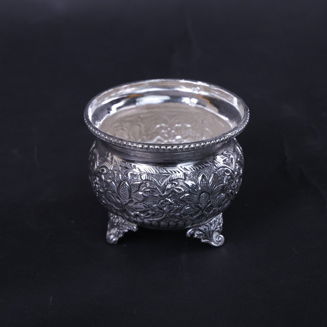 Traditional Engraved Silver Urli