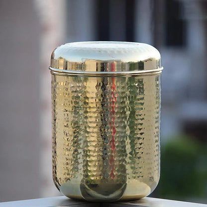 Gold Brass Kitchen Containers