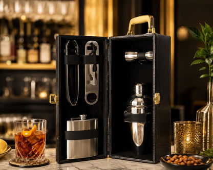 Portable Bar Tool Gift Set - Black
