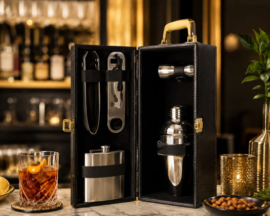 Portable Bar Tool Gift Set - Black